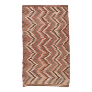 Vintage Turkish Kilim 5'5 X 9'2 For Sale