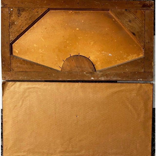 Bernardo Ferrándiz Bádenes, Fan, Valencia, Málaga, 1882, Oil on Silk, Framed, Set of 2 For Sale - Image 10 of 14