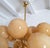 1990s Mid-Century Modern Amber Murano Glass and Brass Sputnik Chandelier, Mid-Century Modern For Sale - Image 10 of 11