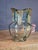Rare Stevens & Williams Manganese Uranium Glass Bud Vase Applied Rose and Rigaree Feet C 1880 For Sale - Image 13 of 18