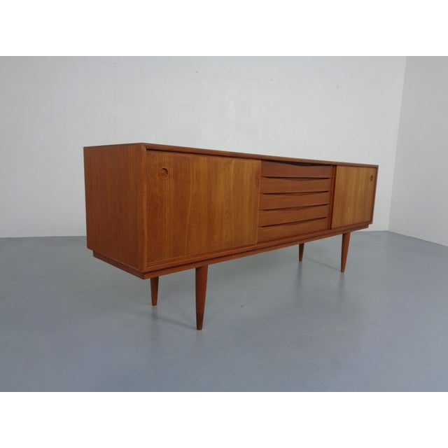 Large Danish Sideboard in Teak from Skovmand & Andersen, 1950s For Sale - Image 4 of 18