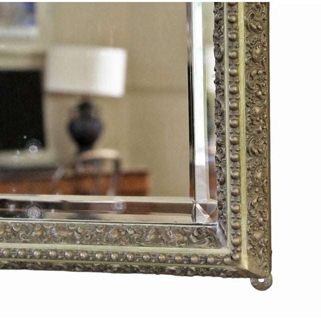 Antique Gilt Full-Length Floor Wall Dressing Mirror, 1910s For Sale - Image 3 of 9
