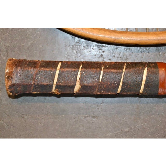 1960s Mid-Century Wooden Tennis Racquets - Set of 2 For Sale - Image 6 of 18