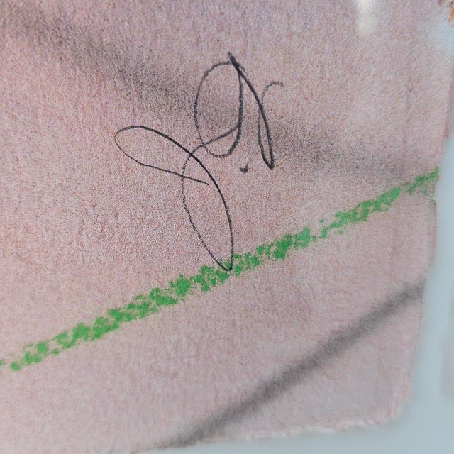 1960s Mid Century Abstract Art by James Groody Oil on Paper Triptych For Sale - Image 11 of 12