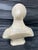 Early 20 Th Century Carved Stone Alabaster Bust of Beatrice Signed Prof. G. Besji Made in Italy For Sale - Image 4 of 11