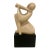 1970s Joseph Martinek Cubist Carved Composite Signed Sculptural Musician 11.5” For Sale
