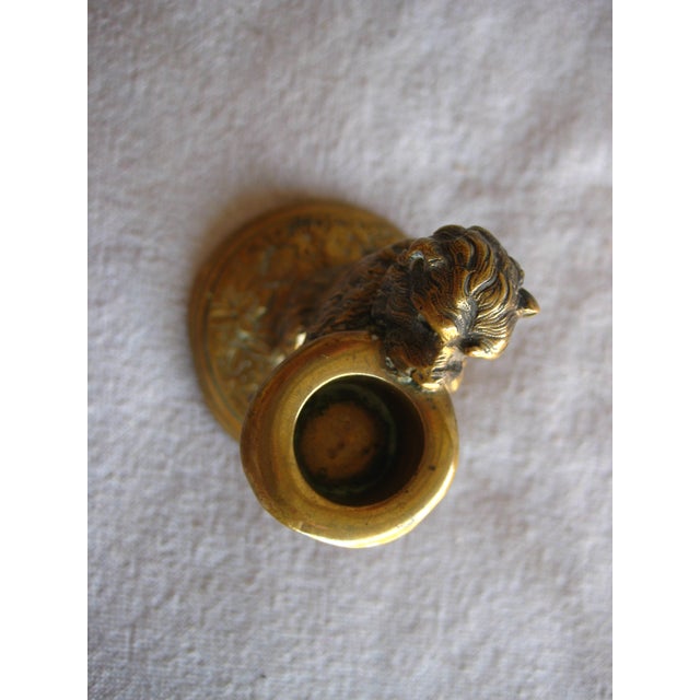 Metal French Dog Thimble Holder 19 Century For Sale - Image 7 of 9