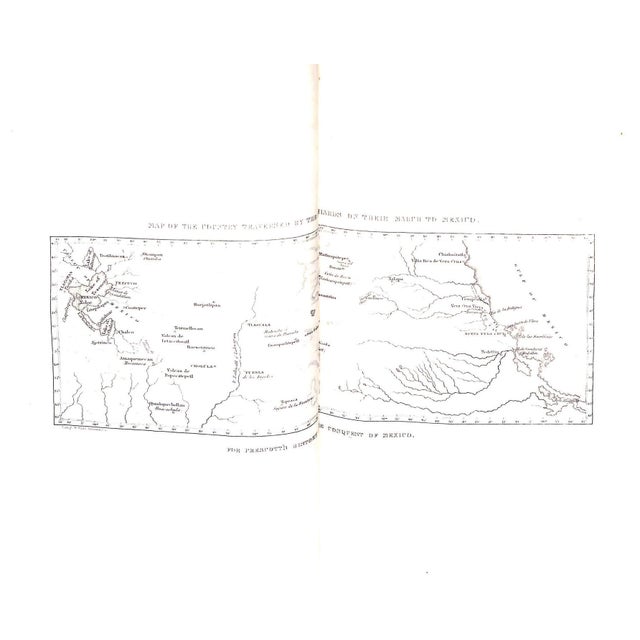 Paper "History of the Conquest of Mexico Vol. 1-3" 1850 Prescott, William H. For Sale - Image 7 of 8