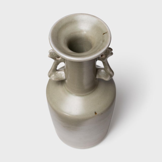 Chinese Chinese Celadon Green Phoenixtail Vase, C. 1900 For Sale - Image 3 of 4