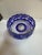 Mid 20th Century Czech Bohemian Cobalt Blue Cut to Clear Crystal Centerpiece Bowl For Sale - Image 9 of 18