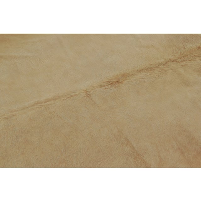 Goldenrod Rug & Kilim’s Contemporary Cowhide Rug in Soft Beige & Brown Tones For Sale - Image 8 of 9