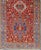 Antique Serapi Heriz Runner with Colorful Geometric Design rug/17-0203, origin/iran This magnificent Heriz runner from the...