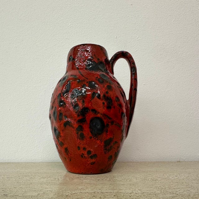 West German Ceramic Vases from Scheurich, 1970s, Set of 6 For Sale - Image 10 of 18