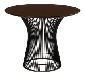 Warren Platner Rosewood Black Base Side Table Knoll Associates 1970s