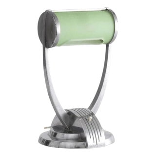 Art Deco Chrome Desk Lamp by Joseph Lucas, 1930 For Sale