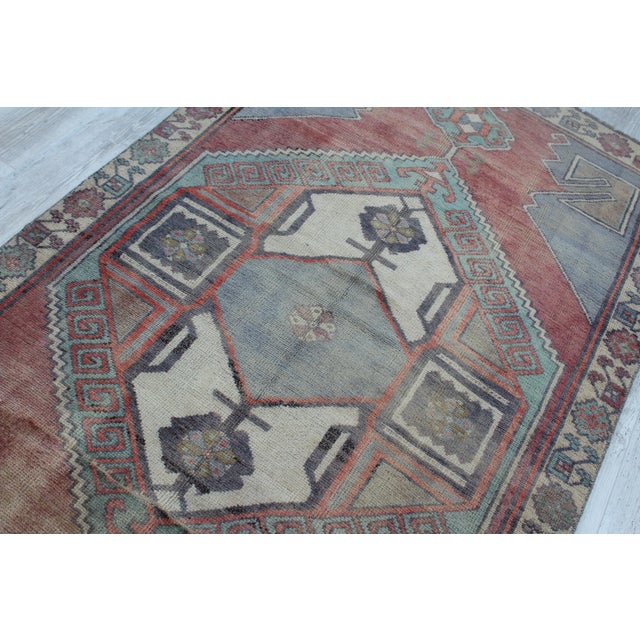 Vintage Rug Runner - 46"x137.5" For Sale In Raleigh - Image 6 of 12