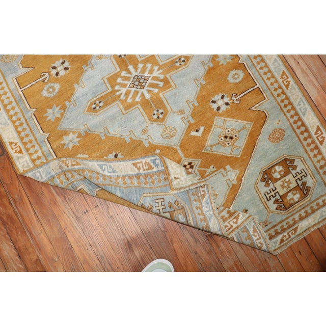 Mid 20th Century Vintage Caucasian Rug - 3'4" x 4'6" For Sale In New York - Image 6 of 7