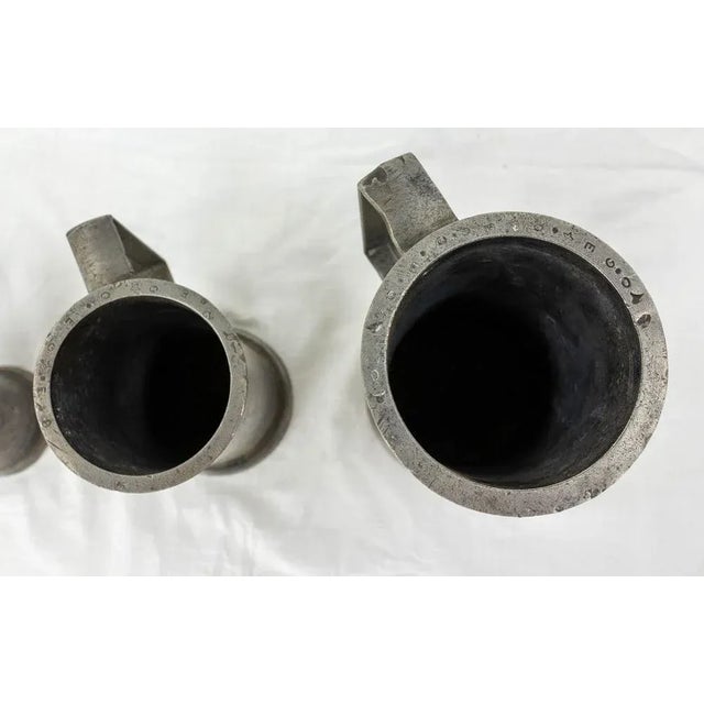 French Trade Equipment Measuring Tins, 19th Century, Set of 7 For Sale - Image 6 of 7