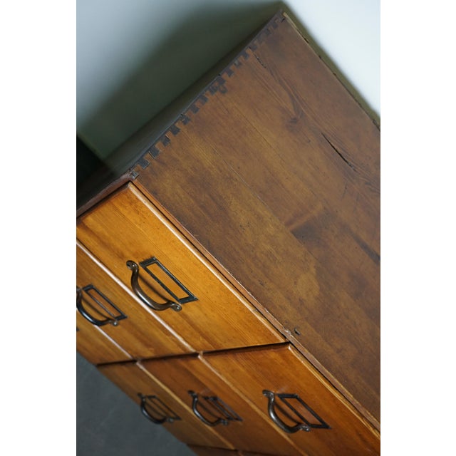 Vintage German Pine Apothecary Cabinet, 1950s For Sale - Image 8 of 18