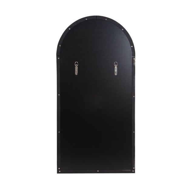 2020s Van Buren Brushed Black Arched Mirror For Sale - Image 5 of 8