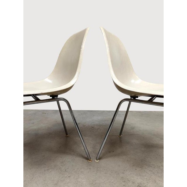 Plastic Vintage Fiberglass DSX Dining Chairs by Charles & Ray Eames for Herman Miller, 1960s, Set of 6 For Sale - Image 7 of 9