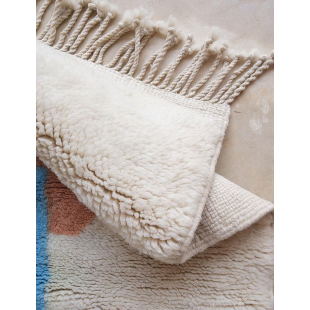 Small Moroccan Beni Mrirt Rug - 4.5 X 2.8 Ft For Sale In Cleveland - Image 6 of 8