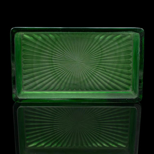 Green 1930's Vintage Lidded Soap Dish For Sale - Image 8 of 11