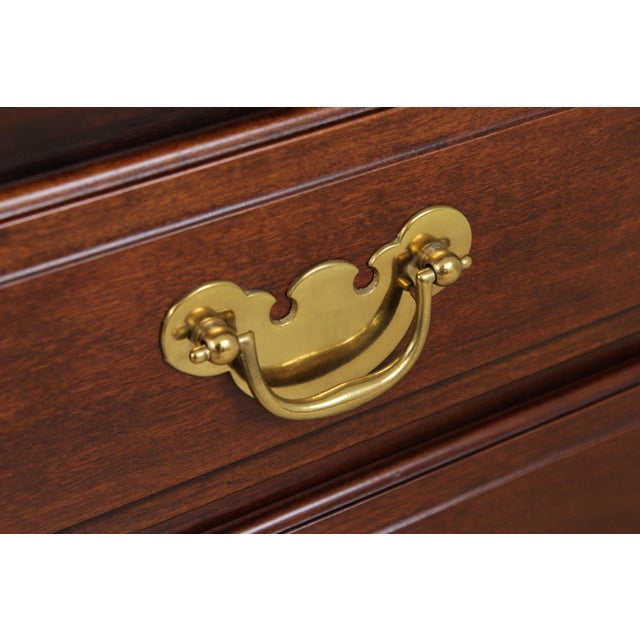Brown Statton Old Towne Cherry 5 Drawer Hall Occasional Chest For Sale - Image 8 of 13