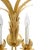 Matthew Izzo Home Reseda Two Arm Palm Gold Leaf Tole Metal Wall Sconce For Sale In New York - Image 6 of 6