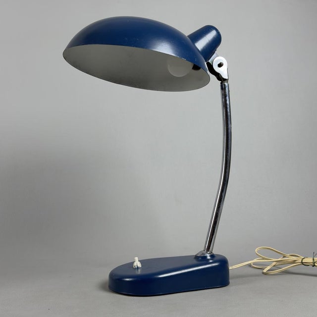 Vintage Adjustable Metal Table Lamp, 1960s For Sale - Image 4 of 14