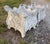 Stunning set of antique French cast iron jardinieres/planters. They have the original paint which has turned into a lovely...