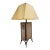 Vintage British Colonial Bamboo & Woven Rattan Table Lamp For Sale