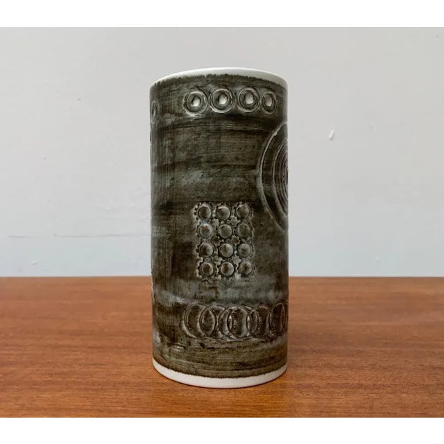 Mid-Century Swedish Sarek Vase by Olle Alberius for Rörstrand For Sale - Image 10 of 16