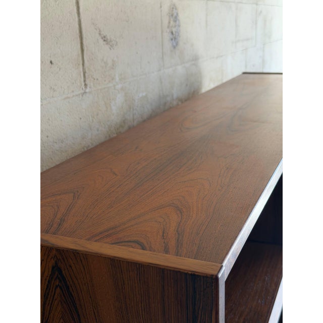 Paul Hundevad Danish Rosewood Open Bookcase Mid-Century Modern Shelving Unit 1960s For Sale - Image 10 of 10