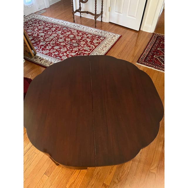 2000 - 2009 Henkel Harris Federal Style Mahogany Inlaid Flip Top Game Table For Sale - Image 5 of 12