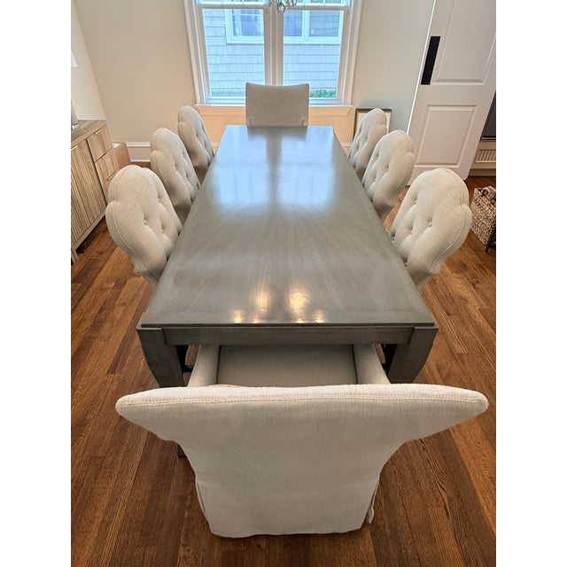 Traditional Pair of Lee Industries Host Chairs (5205-01c) on Casters For Sale - Image 3 of 12