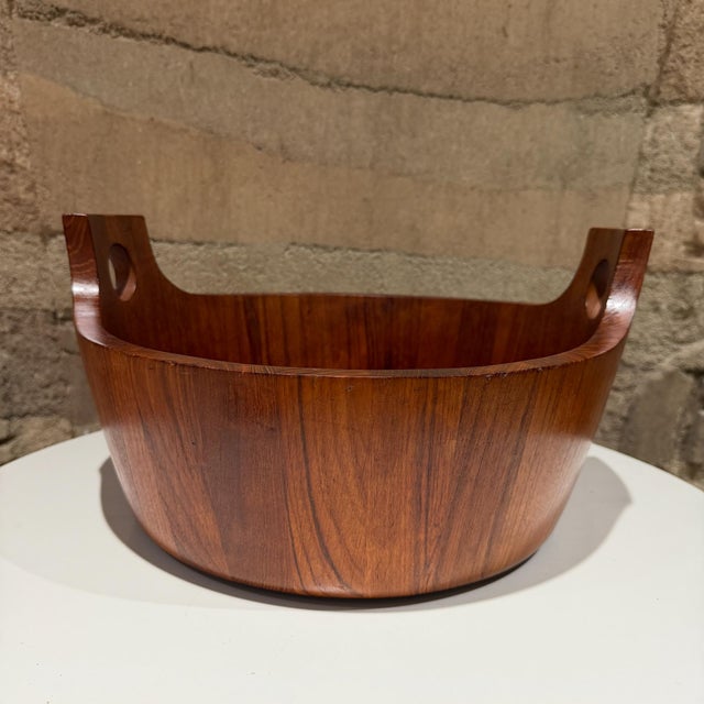 Danish Mid-Century Modern Staved Teak Jens Quistgaard for Nissen For Sale In San Diego - Image 6 of 9