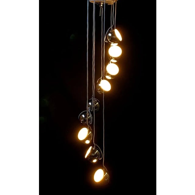 Vintage Italian Chandelier from Reggiani, 1970s For Sale - Image 11 of 12
