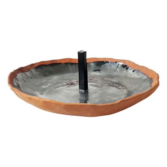 Terra & Metal Collection 05 Serving Dish by Anna Demidova For Sale