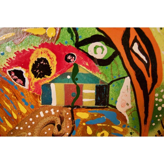 Deuteronomy, Late 20th-Century, Abstract Mixed Media on Wood by George De Goya, 1976 For Sale - Image 6 of 11