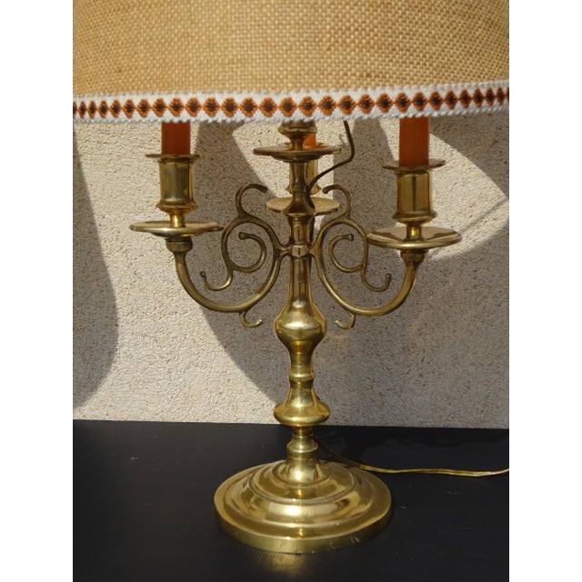 Copper Candlestick Bedside Lamps, 1890s, Set of 2 For Sale - Image 14 of 18