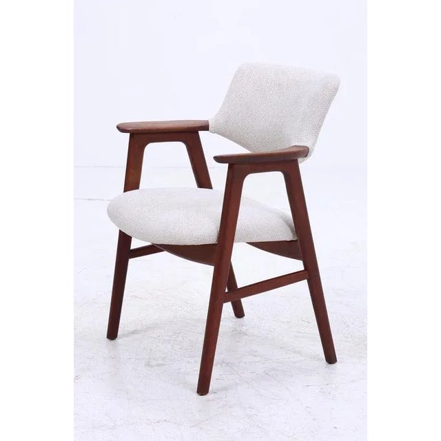 Mid-Century Teak Chairs by Erik Kirkegaard for Glostrup, Set of 2 For Sale - Image 10 of 11