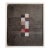 2026 Contemporary 'Geometric Collage 12 Squares' Original Mini Mixed Media Painting by British Artist Dave Boyd, Framed For Sale