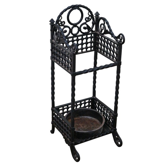 Bradley & Hubbard Cast Iron Cane Stand Chairish