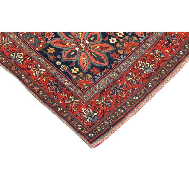 Antique Bidjar Rug 4'7'' x 6'8'' For Sale In New York - Image 6 of 12