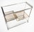 Italian Modern Drinks Cart or Bar Trolley of Chrome and Brass For Sale In Austin - Image 6 of 15
