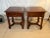 This pair of side tables are beautiful! I bought it from Colorado Style back in the mid 2000’s. They have dovetailed...