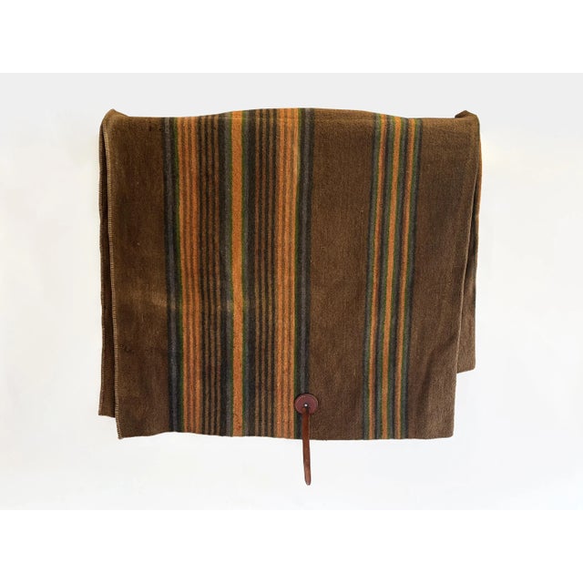 Bring warmth and texture into your space with this antique wool horse blanket. This turn of the century treasure was used...