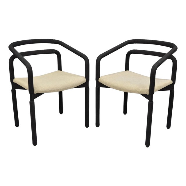 Late 20th Century Postmodern "Rubber Chairs" by Brian Kane for Metropolitan Furniture - A Pair For Sale