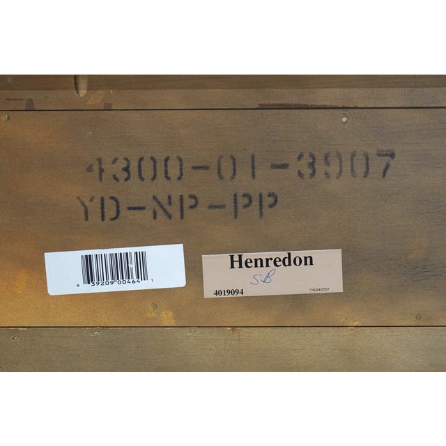 Henredon Empire Mahogany Dresser W. Mirror For Sale - Image 18 of 18